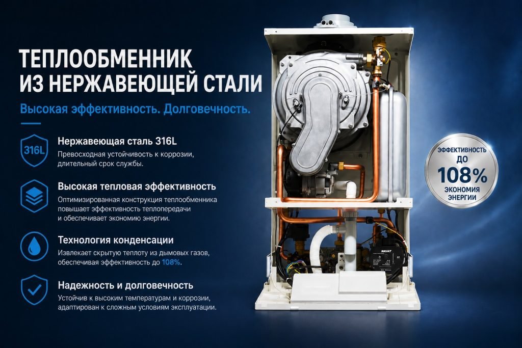 Почему конденсационные газовые котлы становятся мировым стандартом отопления в 2026 году 3 конденсационные газовые котлы