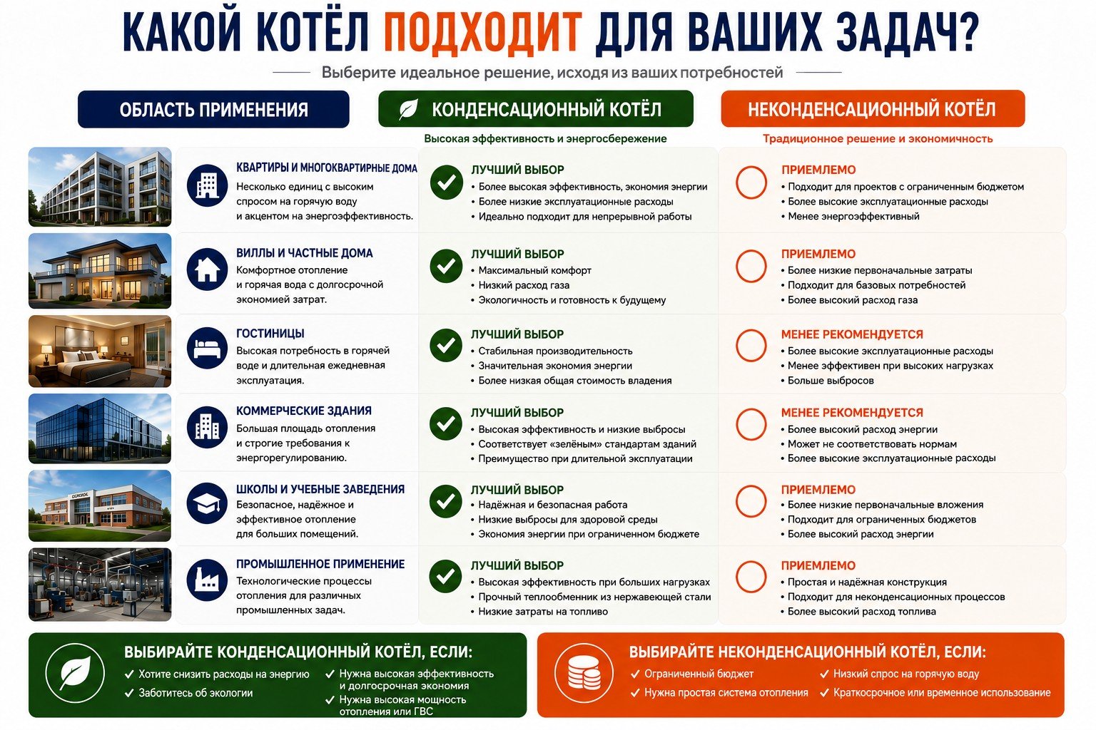 Конденсационный или обычный котел: какой выбрать для вашего проекта? (Гид 2026) 3 конденсационный или обычный котел